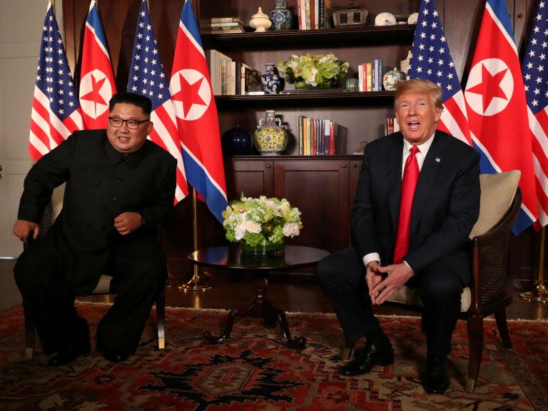 Trump-Kim meeting: US president says 'we will have a terrific relationship' as he meets North Korea leader