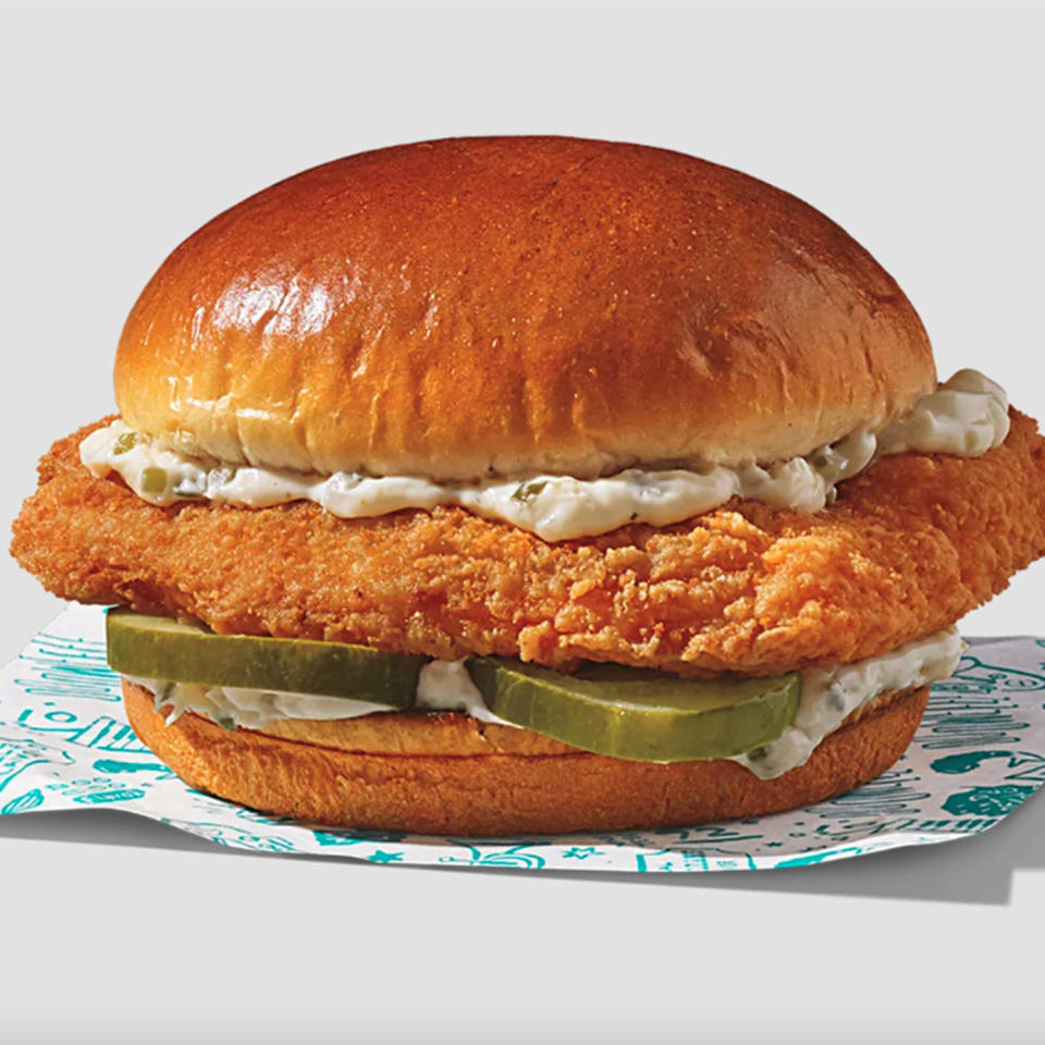 Popeyes’ Flounder Fish Sandwich. (Popeye's)
