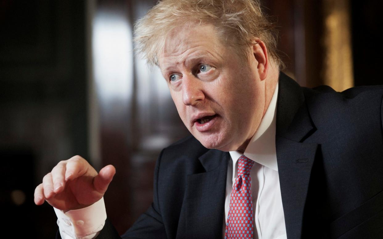 Boris Johnson said Britain would back Zimbabwe returning to the Commonwealth if it held free and fair elections - Rii Schroer