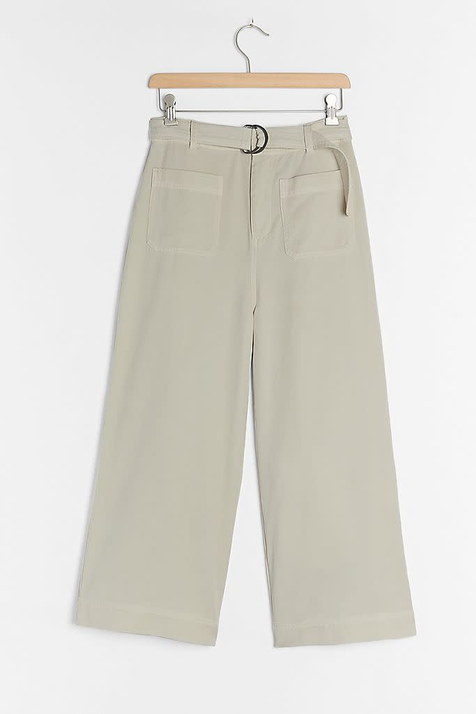 Cloth & Stone Belted Wide-Leg Pants