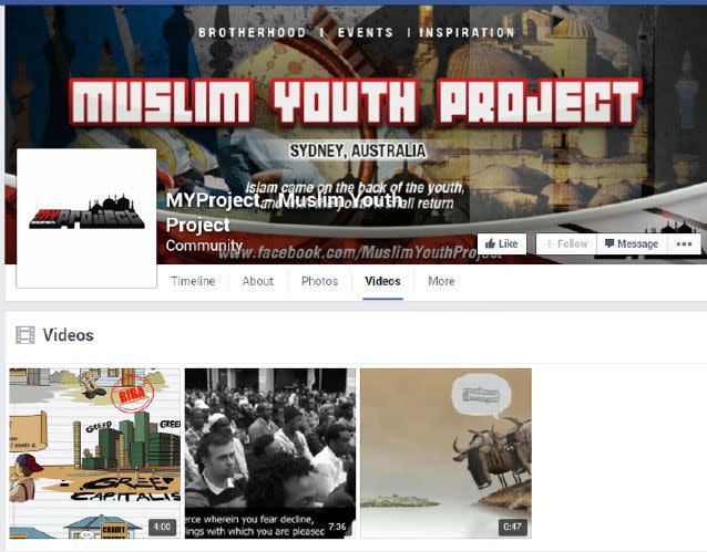 The Muslim Youth Project Facebook page. Photo: Supplied