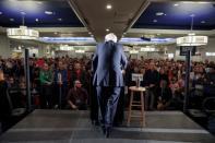 Democratic U.S. presidential candidate Senator Bernie Sanders hosts a climate rally in Iowa City