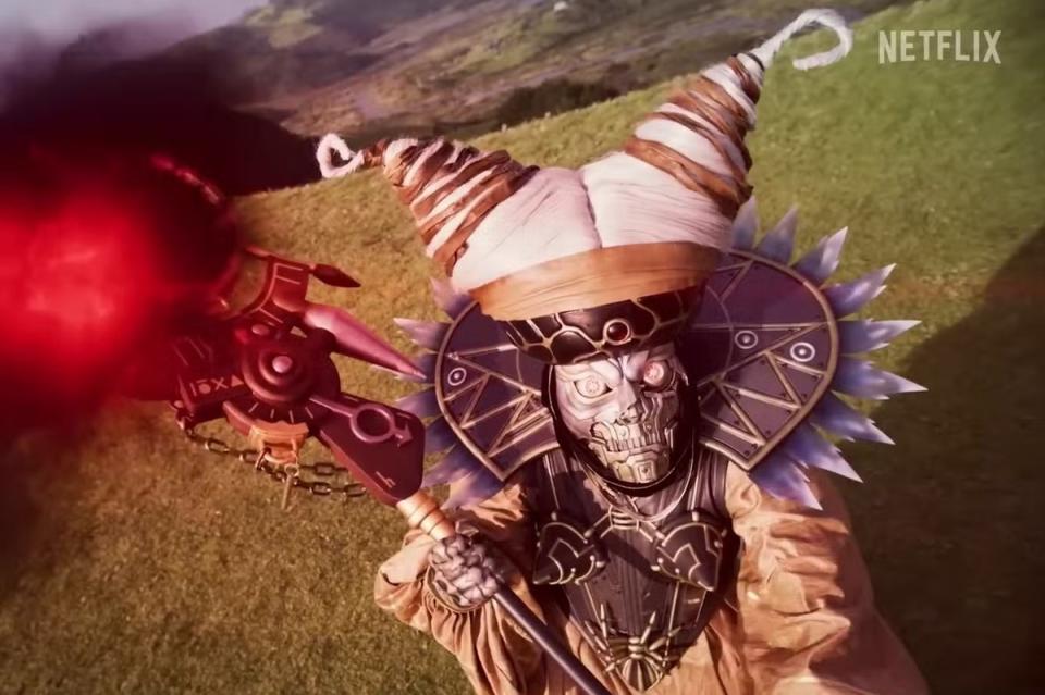 The new trailer sees the Power Rangers go head-to-head with baddie Rita Repula (Netflix)