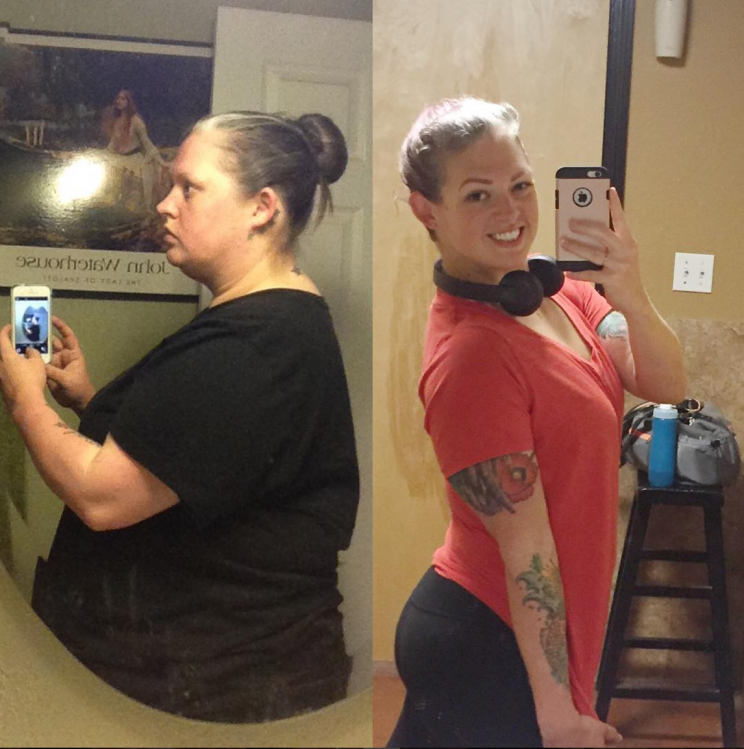 Misty Mitchell lost some serious weight after ballooning to over 21 stone [Photo: Instagram/mindyourmacros]