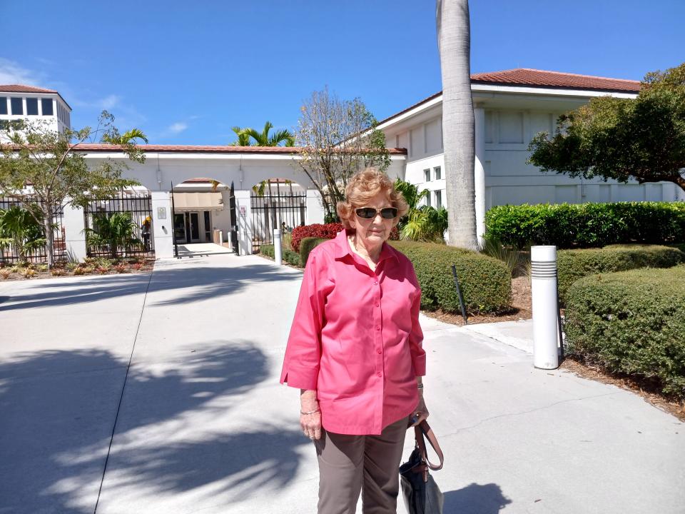 Stuart resident Vi Nichols, 86, voted in Tuesday's primary, March 19, 2024, at the Blake Library and planned to vote for former President Donald Trump in the Presidential Preference Primary. Her daughter had convinced her to vote for Nikki Haley but recent news about the fines against Trump changed her mind. She thinks Trump is being treated unfairly.