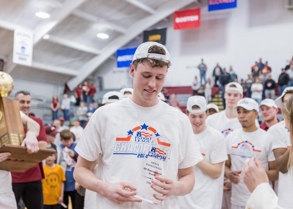 Colgate sophomore Brady Cummins, who led the York High School boys basketball team to the Class A championship game in 2020, scored a career-high 19 points in Wednesday's 74-55 win over Lehigh in the Patriot League championship game. Colgate will now advance to next week's NCAA Men's Tournament.