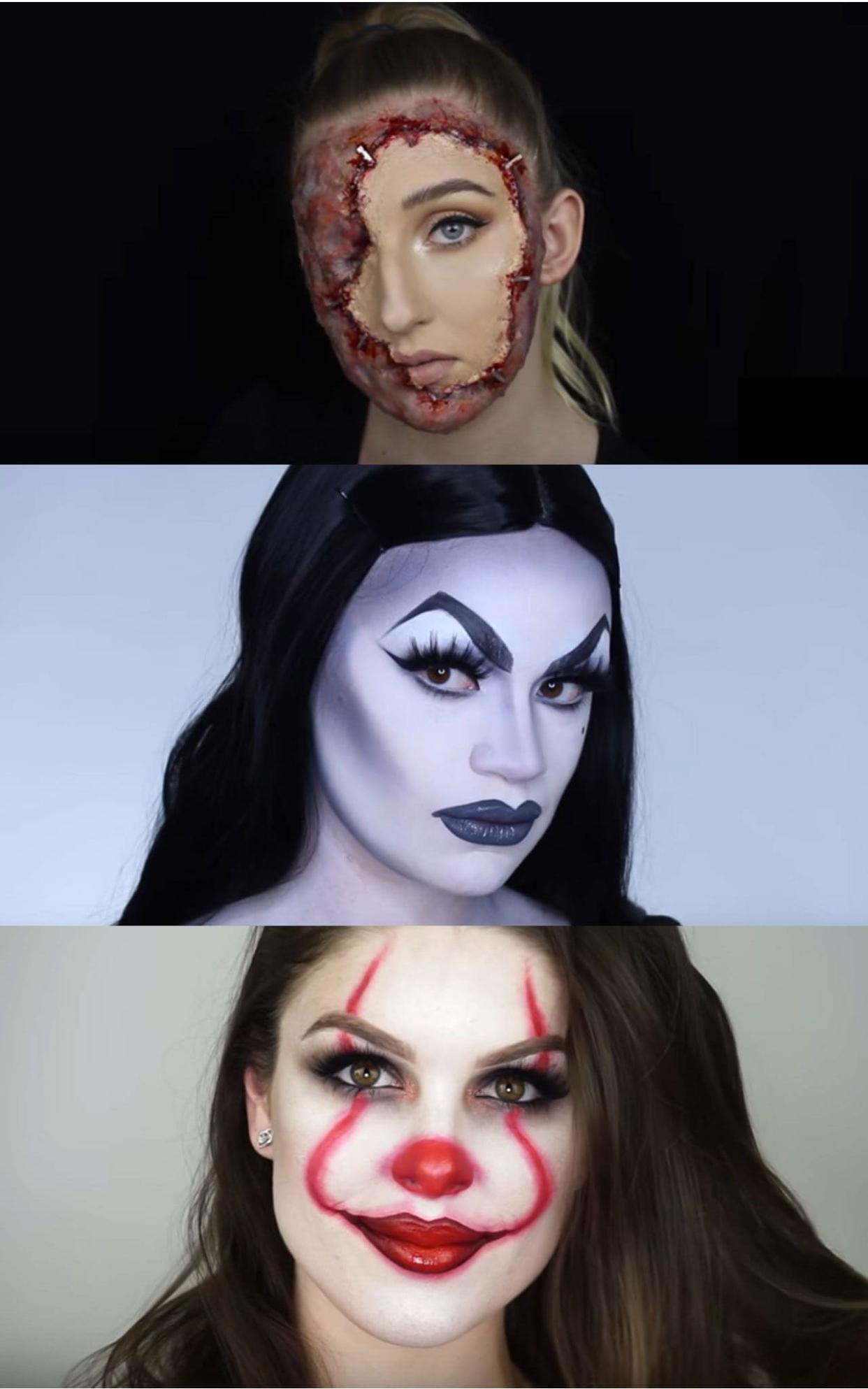 The best Halloween online makeup tutorials - YouTube