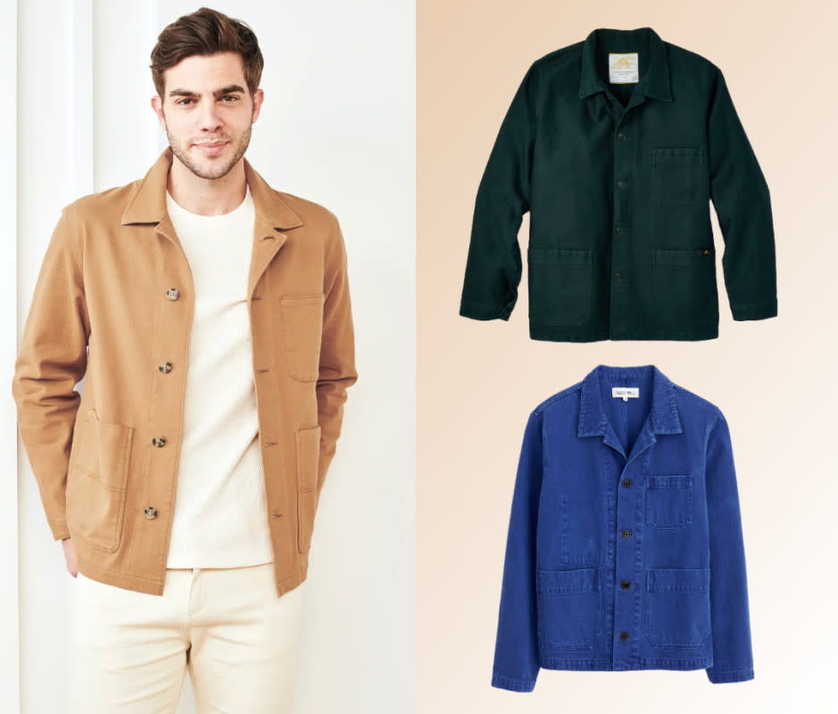 <h3>Avoid: Shackets. <br>Embrace: A chore jacket</h3><p><em>From left, clockwise: Quince, Huckberry, Alex Mill</em></p><p>Don’t get me wrong, I do like an open overshirt. A chore jacket, however, has become a quintessential piece in any man's wardrobe, and it certainly deserves to be. The iconic French chore jacket, usually dyed in an indigo blue but available in many colors, features a utilitarian design that seamlessly complements any outfit, imparting an air of tailored ease. Its numerous pockets add practicality, and the silhouette is celebrated for its simplicity, durability, and historical charm. A chore jacket is the perfect middle ground when a blazer is too tailored, and a shirt jacket is too casual. Wear them all day, every day.</p><p><strong>Try these chore jackets:</strong></p>