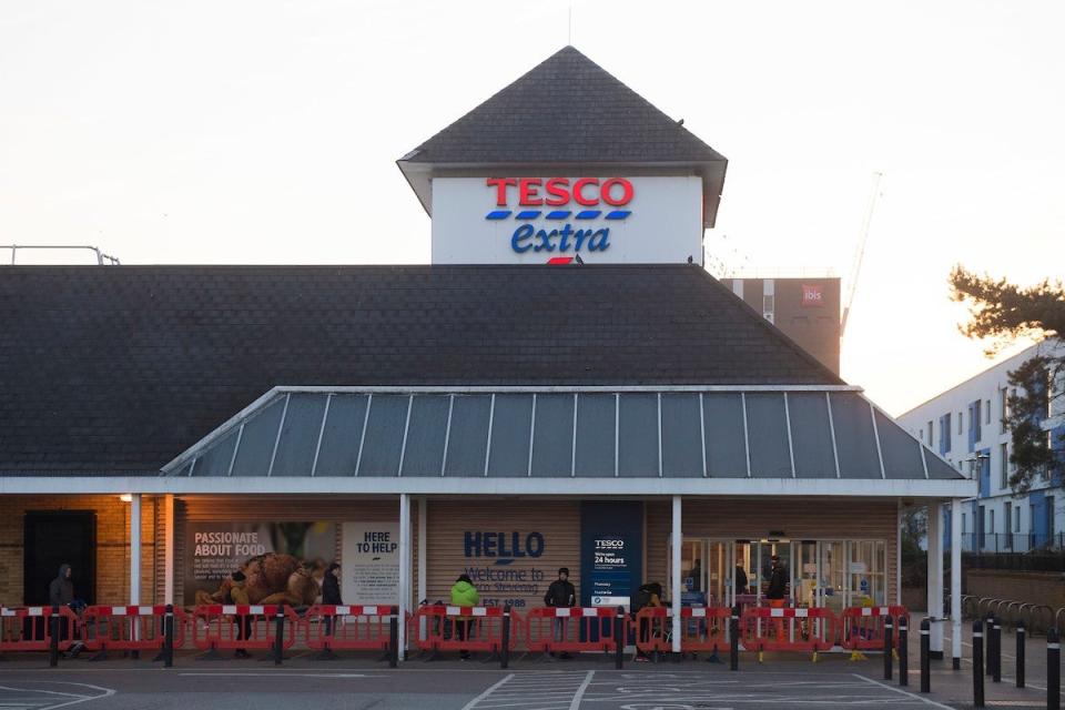 Tesco has reported strong sales for the Christmas 2021 period (tesco)