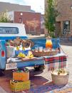 <p>Bypass gameday traffic by parking the truck and turning it into a buffet for all your <a href="https://www.countryliving.com/food-drinks/g1012/easy-tailgating-recipe-ideas-0910/" rel="nofollow noopener" target="_blank" data-ylk="slk:favorite tailgating snacks;elm:context_link;itc:0;sec:content-canvas" class="link ">favorite tailgating snacks</a> and drinks. </p>