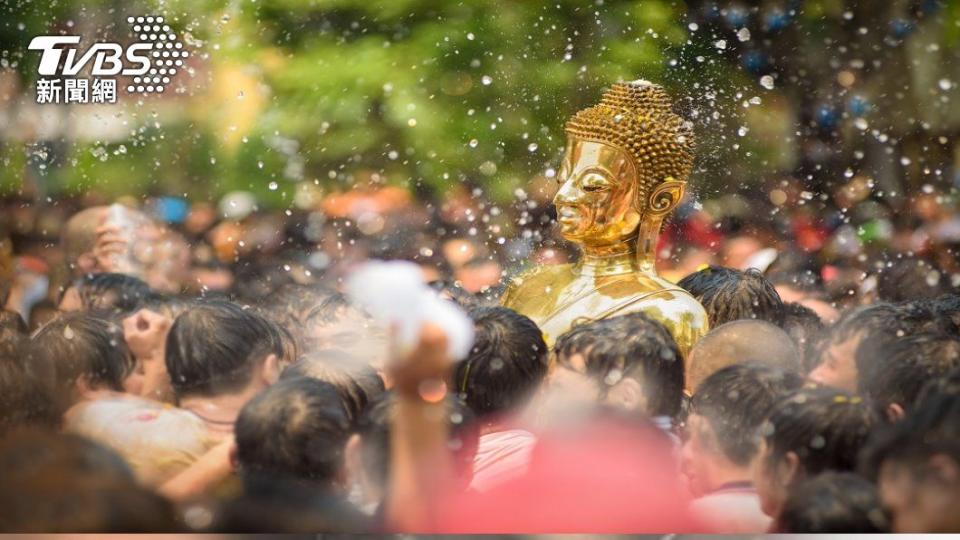 泰國潑水節。（圖／shutterstock）