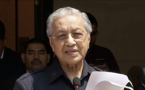 New Malaysian Prime Minister Mahathir Mohamad gives a news conference in Petaling Jaya, Selangor, Malaysia - Credit: Reuters