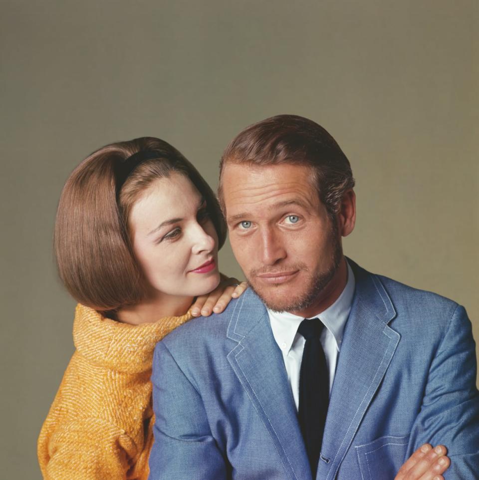 <div class="inline-image__caption"><p>Paul Newman and Joanne Woodward, 1964</p></div> <div class="inline-image__credit">Milton H. Greene/ACC Art Books</div>