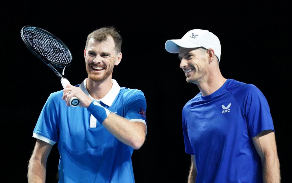 Jamie Murray (L) Andy Murray (R) – Jamie Murray will run Queens and then play alongside brother Andy at Wimbledon