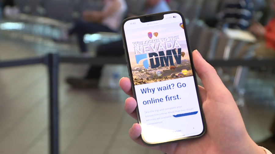 <em>One of the newest services announced is WaitWell, a line management software, intended to streamline the process of waiting at the Nevada DMV. (KLAS)</em>