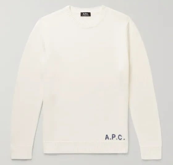 A.P.C.-Logo-Jacquard-Sweater