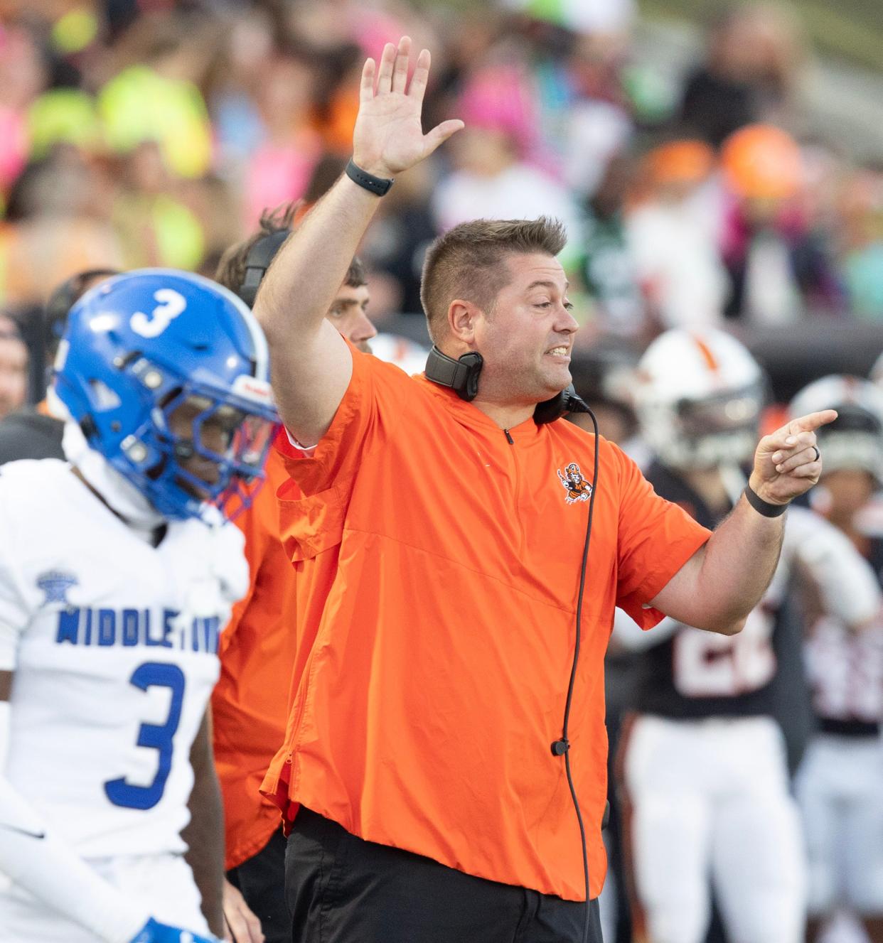 Nate Moore is coaching in his fourth state final for Massillon. Three have come against Hoban.