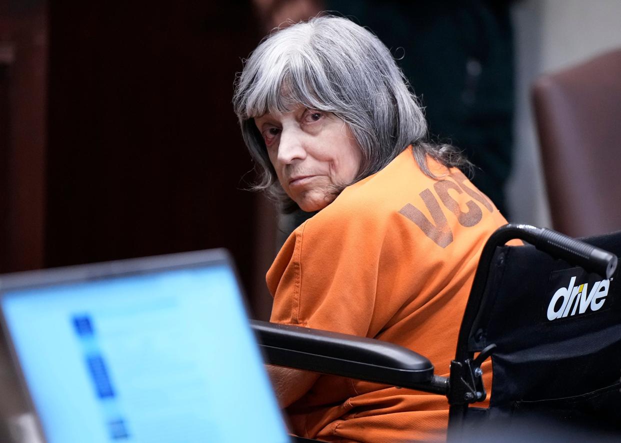 Nelci S. Tetley in court for a competency hearing before Judge Elizabeth Blackburn at the S. James Foxman Justice Center in Daytona Beach, Friday, Aug. 11, 2023.