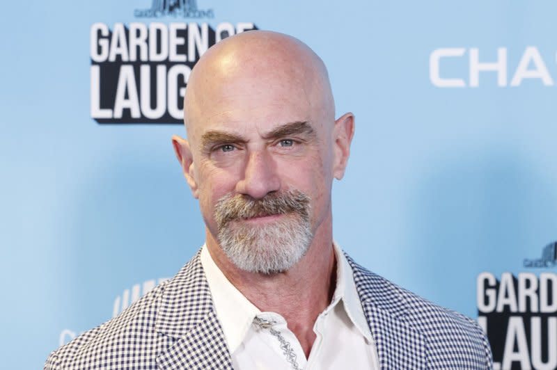 Christopher Meloni arrives on the red carpet at the Garden Of Laughs Comedy Benefit at Madison Square Garden in New York City on March 27. File Photo by John Angelillo/UPI