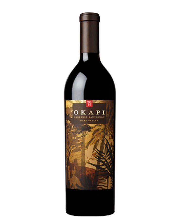 Pitts recommended <a href="https://www.okapiwines.com/" target="_blank" rel="noopener noreferrer">Okapi Vineyards</a>, which is based in Napa, California, and has wines for just about anyone &mdash; including this <a href="https://fave.co/39zcUyA" target="_blank" rel="noopener noreferrer">cabernet sauvignon</a> that has notes of raspberry sauce. Prices range from $30 to $125. <br /><br /><a href="https://fave.co/301fYQK" target="_blank" rel="noopener noreferrer">Check out Okapi Vineyards</a>.