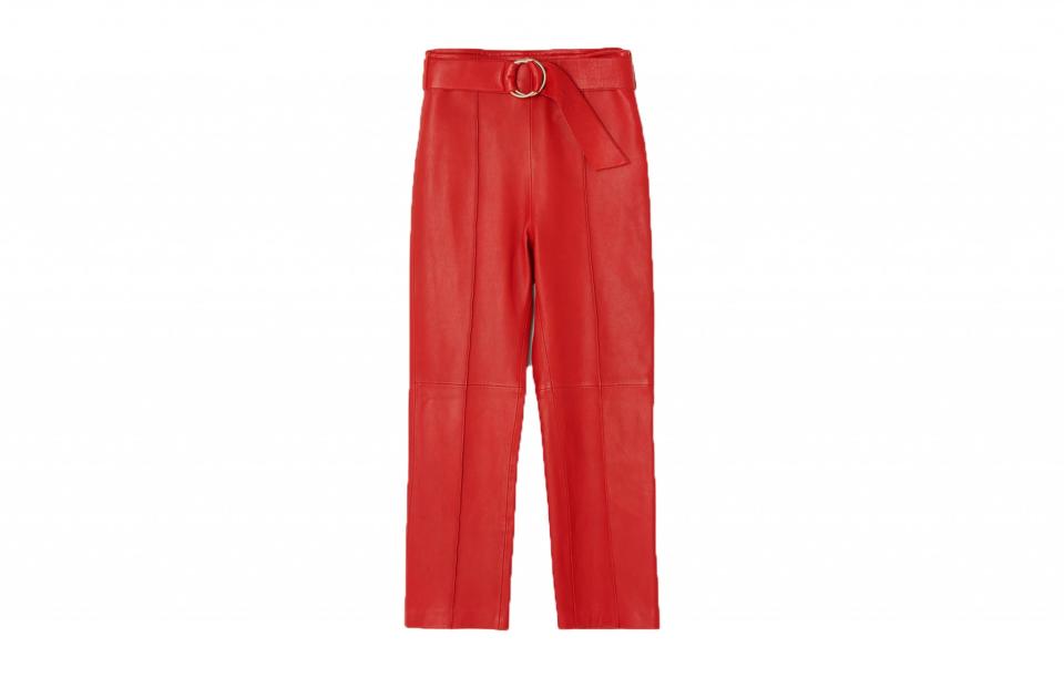 Red Leather Trousers