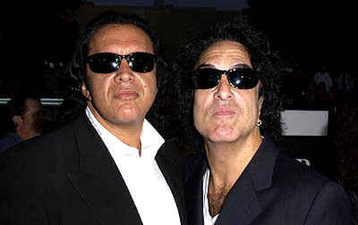 Gene Simmons and Paul Stanley at the Westwood premiere of Warner Brothers' Rock Star