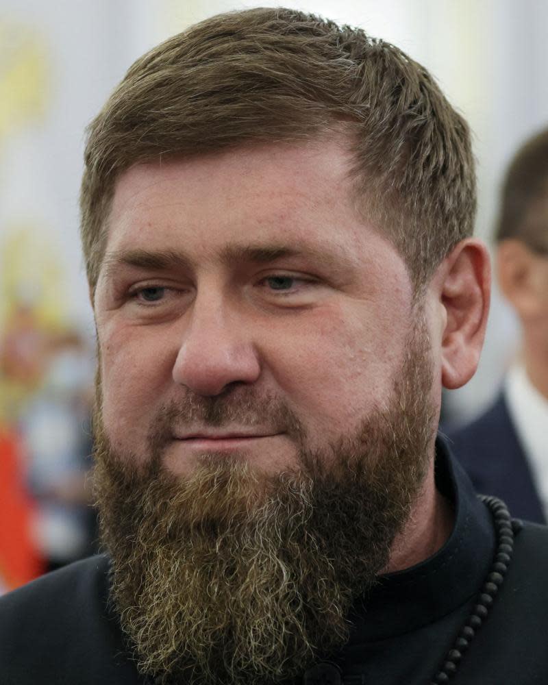 Chechen leader Ramzan Kadyrov.