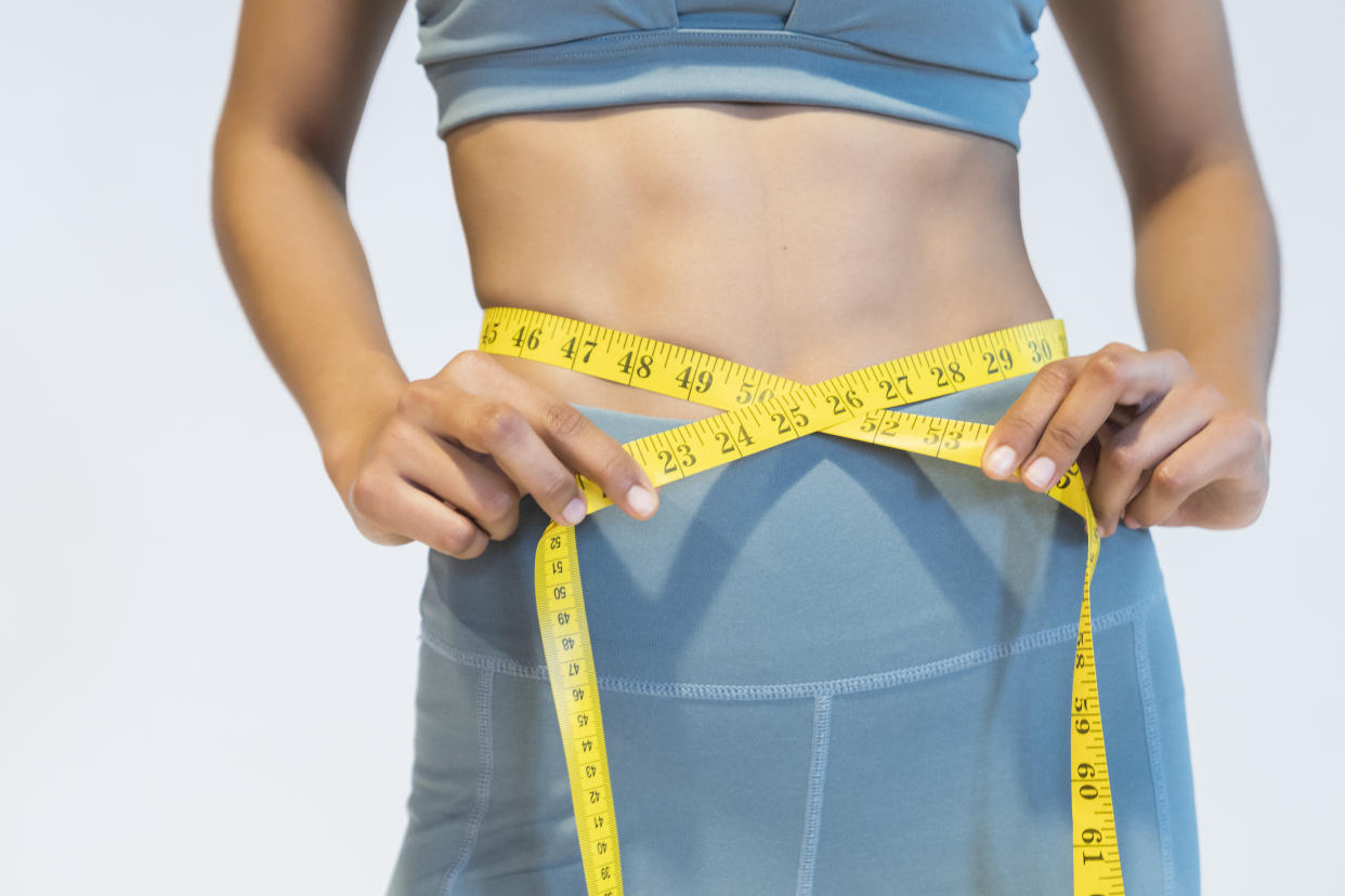 Losing weight was one of the most beneficial healthy habits. (Getty Images)