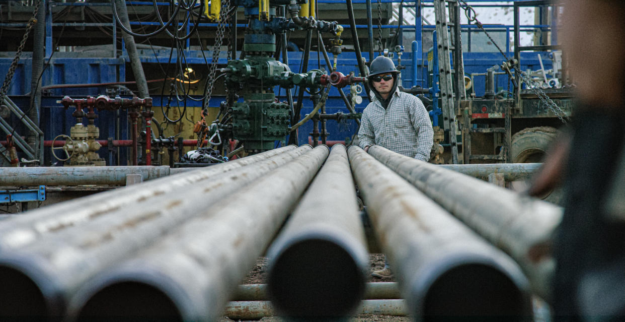 Even if oil demand and prices increase post-pandemic, many of the industry's lost jobs are unlikely to come back. (Photo: Hoptocopter via Getty Images)