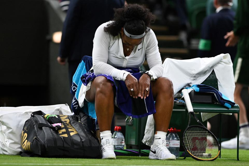 Did Serena Williams play her final match at Wimbledon? She returned to singles play a year after injuring her hamstring, but lost in three sets to Harmony Tan.