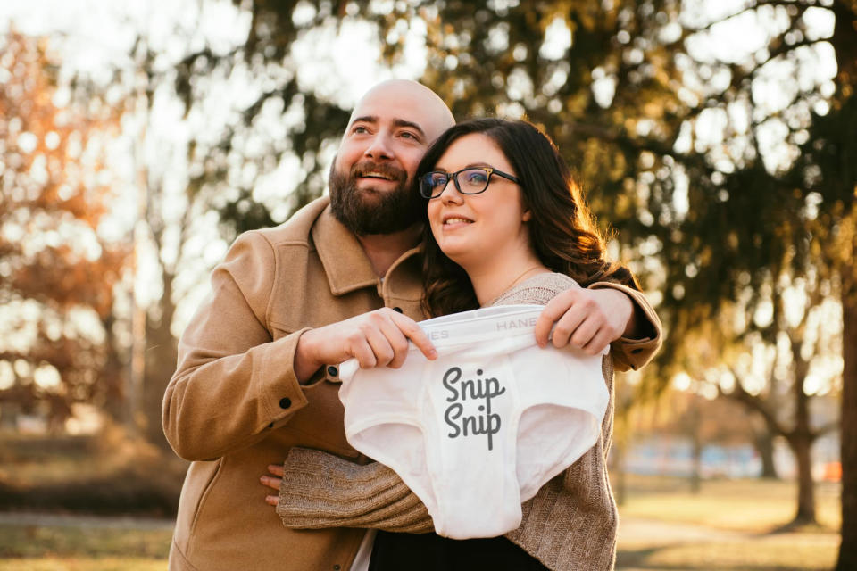 Tyler Frederick said people have reached out to the couple, thanking them for celebrating and normalizing the decision to have a child-free life. (Elijah VanDine)
