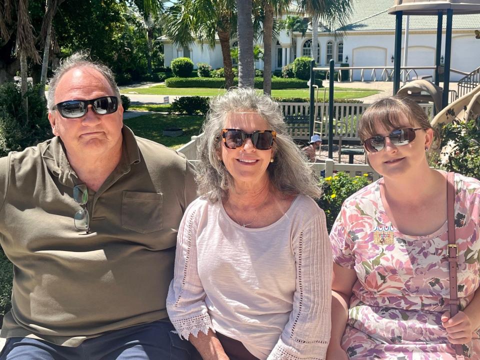 Marco Island residents Richard, Lisa and Kaitlyn Tucker voted Tuesday on West Elkcam Circle. On the ballot were two amendments to the city's charter - a change in title of City Council leadership from chairman and vice chairman to mayor and vice mayor and council pay.