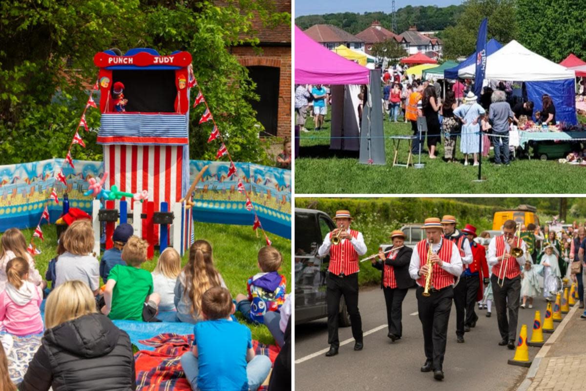Kicking off the day will be a parade climbing up Rushmore Hill, culminating in the crowning of this year's Pratts Bottom May Queen on the Green on May 11, 2024 <i>(Image: Pratts Bottom May Fete)</i>