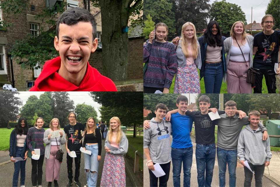 Ripon Grammar students achieve the results they deserve after three years of dedication and determination. (Photo: Ripon Grammar)