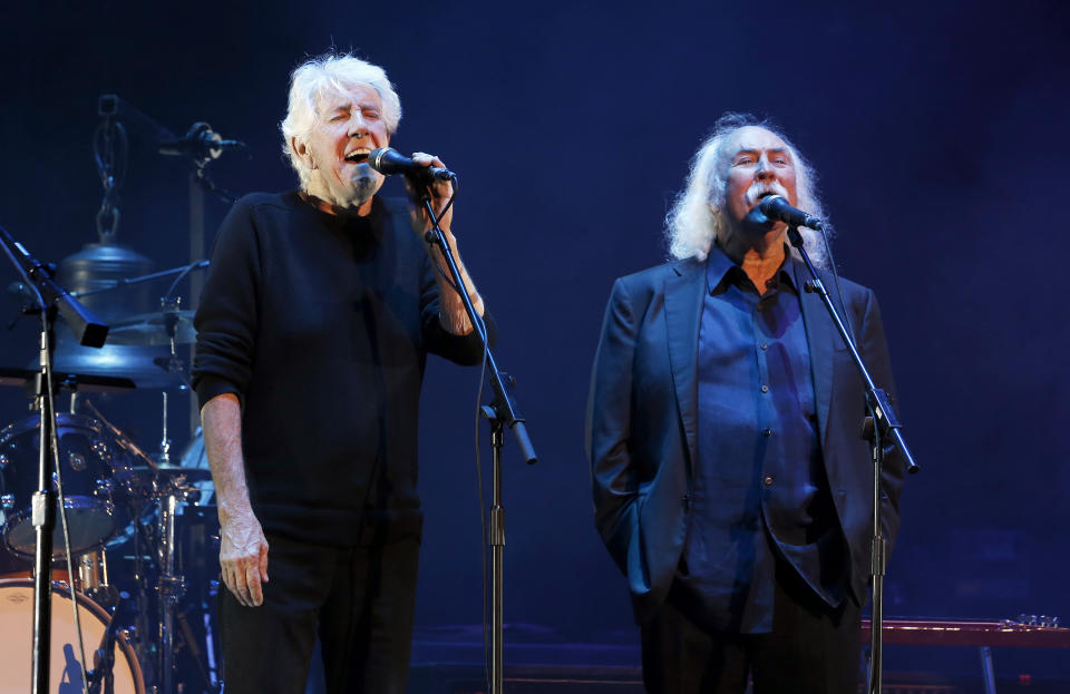 Musician Graham Nash spoke about the death of his former bandmate, David Crosby.  (Photo: Chiaki Nozu/Getty Images)