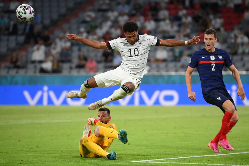 Serge Gnabry went closest for Germany (POOL/AFP via Getty Images)