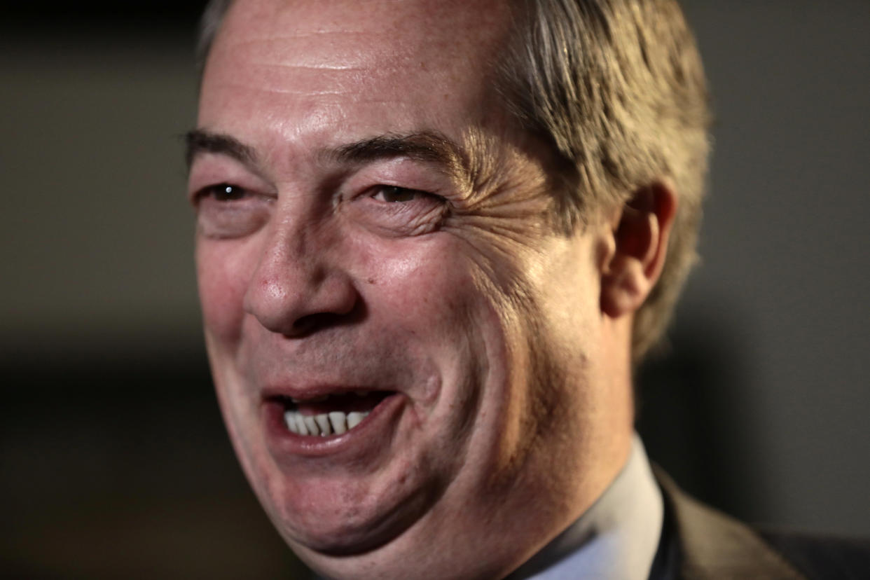 Nigel Farage will achieve the record joint amount of Question Time appearances (REUTERS/Simon Dawson)