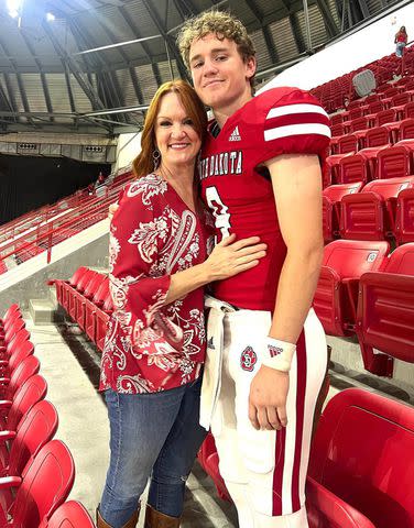 <p>Ree Drummond Instagram</p> Ree Drummond and her son Todd