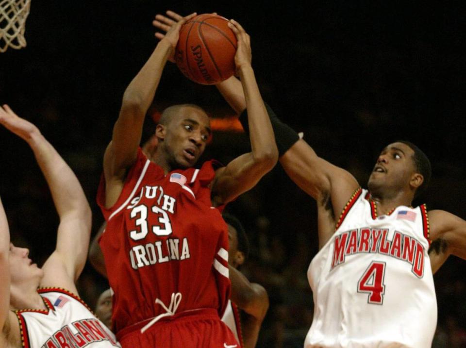 USC forward Brandon Wallace during a 2005 NIT semifinals game against Maryland at Madison Square Garden.