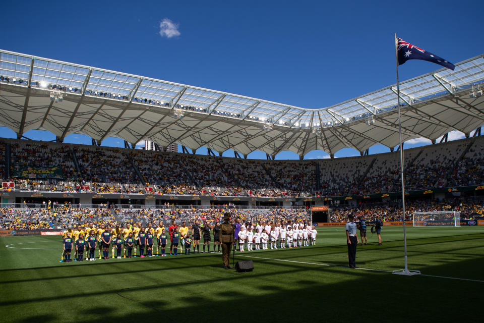 An Olympic qualifier was moved out of China entirely to Australia due to the coronavirus. (Speed Media/Icon Sportswire via Getty Images)