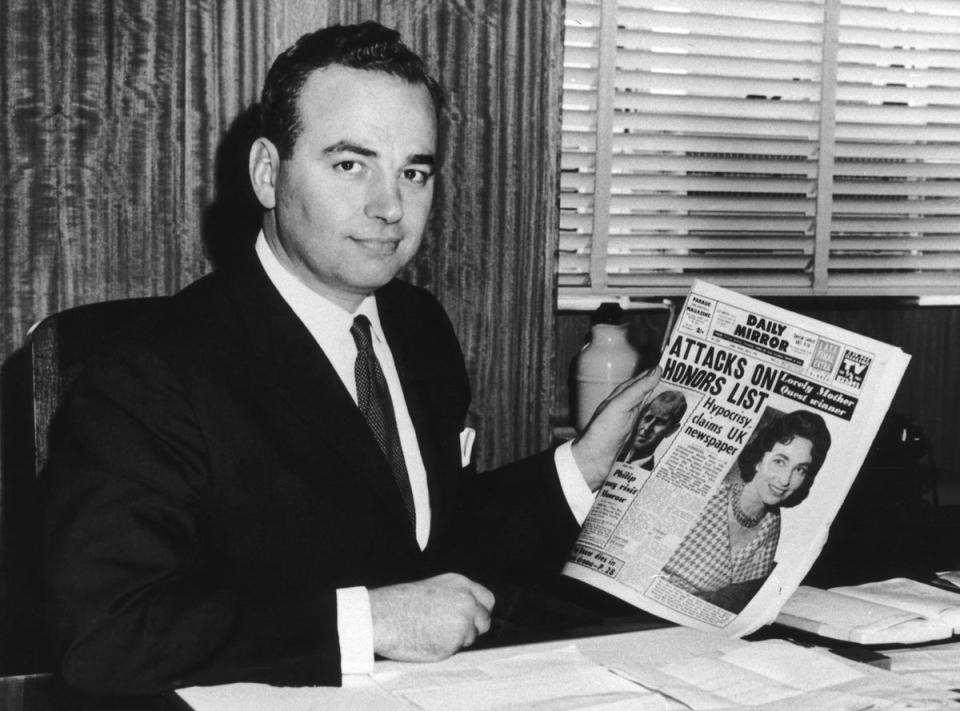 1960: Rupert Murdoch takes over Sydney tabloid the Daily Mirror: (Getty Images)