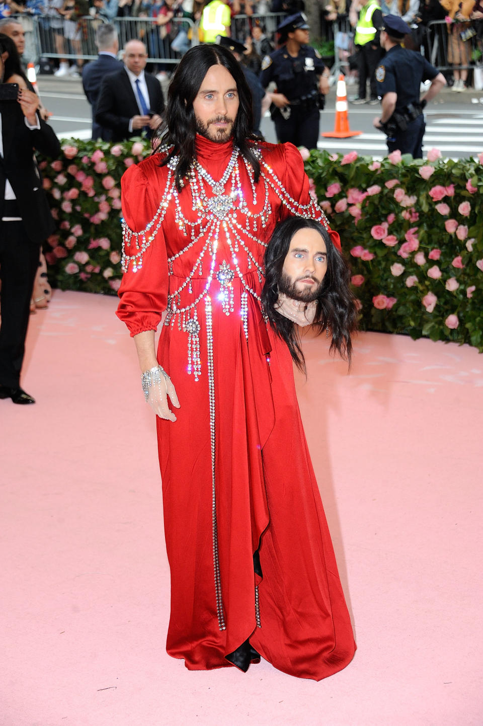 NEW YORK, NY - MAY 06:  Jared Leto attends The 2019 Met Gala Celebrating Camp: Notes On Fashion - Arrivalsat The Metropolitan Museum of Art on May 6, 2019 in New York City.  (Photo by Rabbani and Solimene Photography/WireImage)