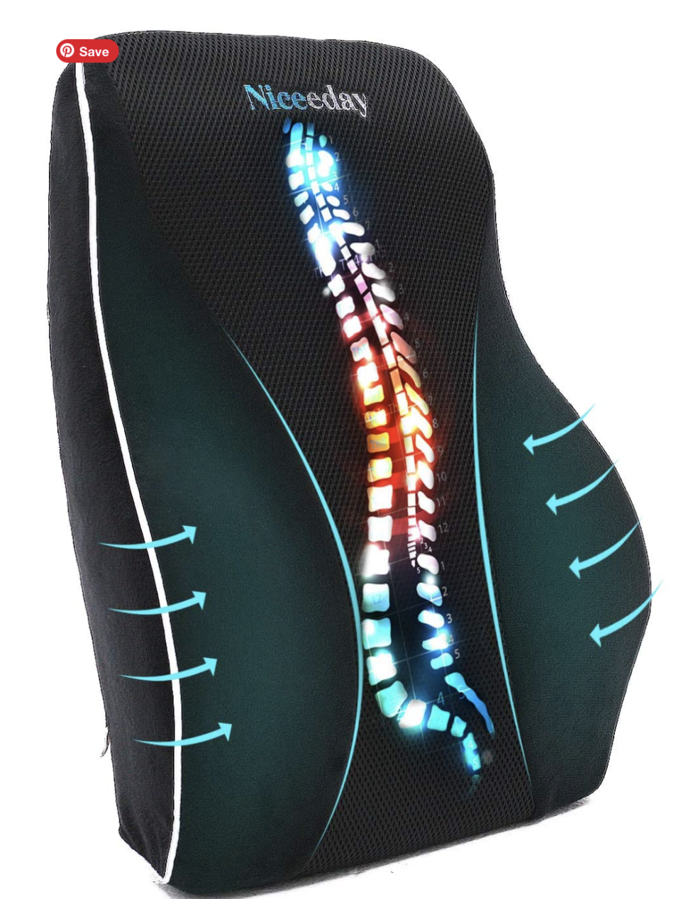 Niceeday Lumbar Support Pillow- Amazon. 