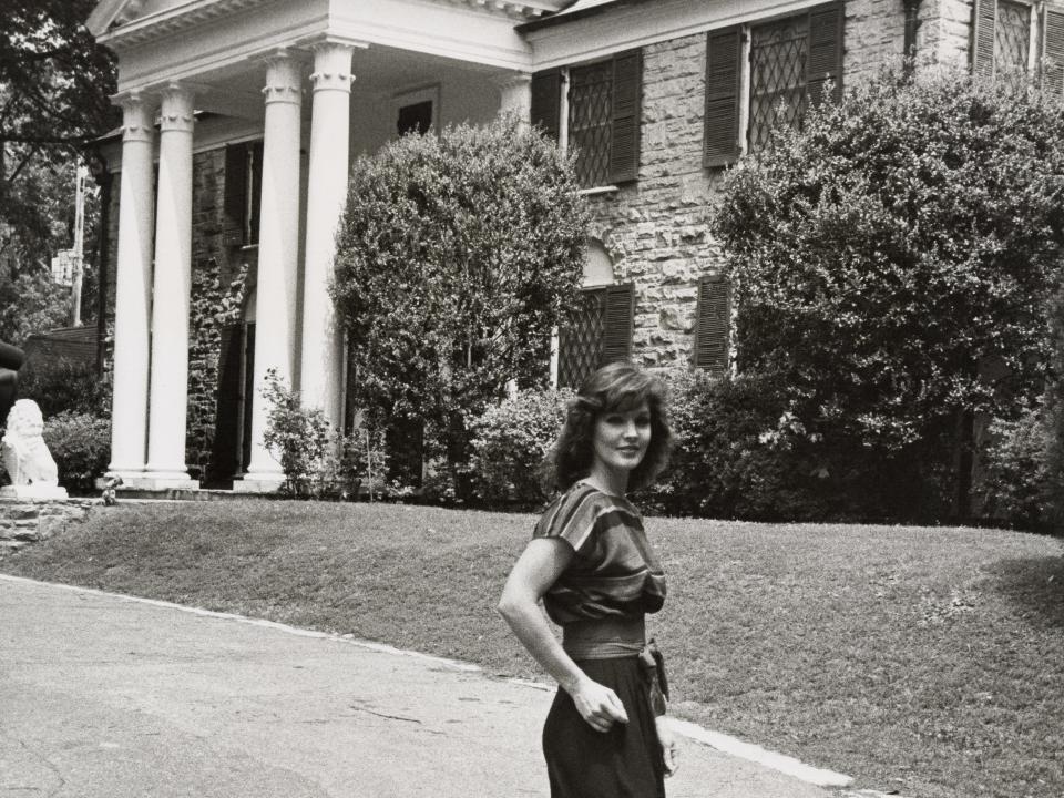 Priscilla Presley during Graceland on May 4, 1982 at Graceland in Memphis, Tennessee, United States.