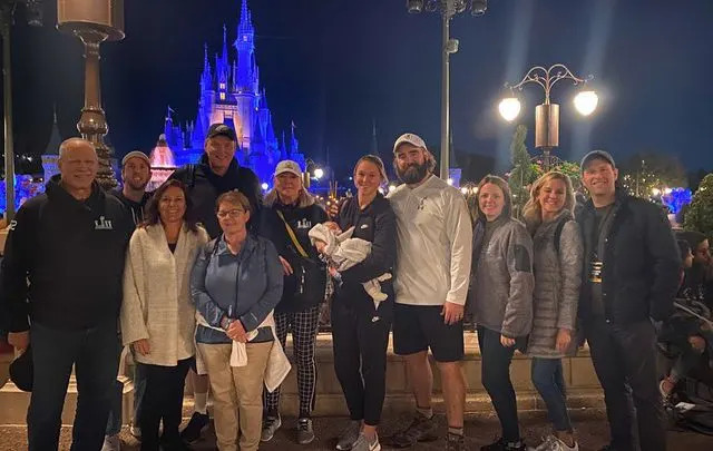 <p>Kylie Kelce/Instagram</p> The Kelce family at Disney World