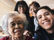 <p>Three-time Olympian J.R. Celski takes a selfie with his mother, aunt and grandmother. Celski will compete in short track speed skating events in PyeongChang.(Instagram | @celskeet ) </p>