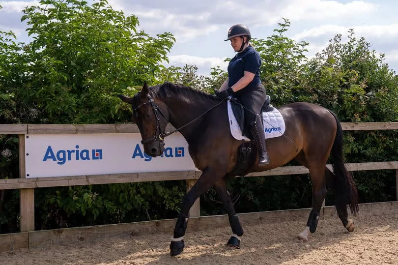 Natasha Baker with her horse