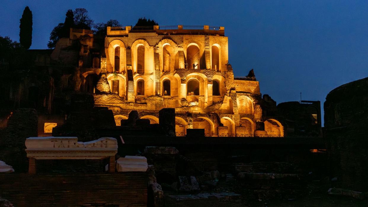 Un antiguo palacio romano 
