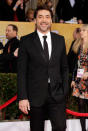 Javier Bardem arrives at the 19th Annual Screen Actors Guild Awards at the Shrine Auditorium in Los Angeles, CA on January 27, 2013.