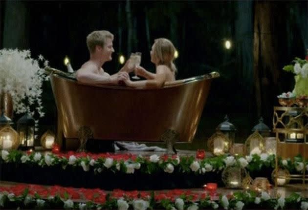 Who wouldn't love a chocolate bath? Source: Network Ten